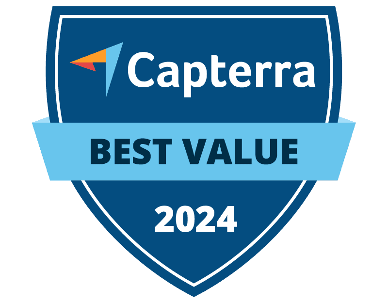 Capterra Best Value 2024 award