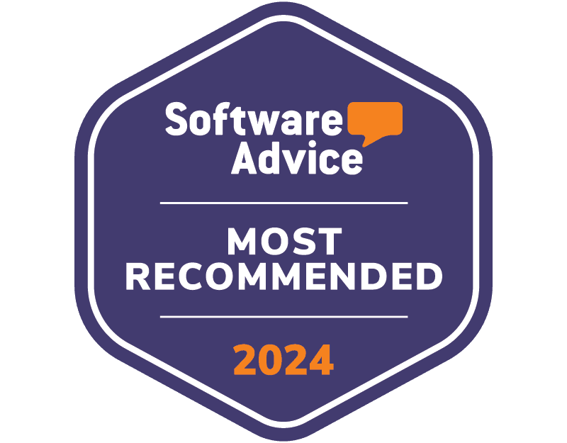 Software Advice Most Recommended 2024 award